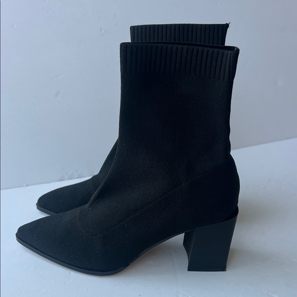 ALDO Stassy Ankle Boots Black Women’s Size 6 | Sleek Chic Block-Heel Booties ✔️